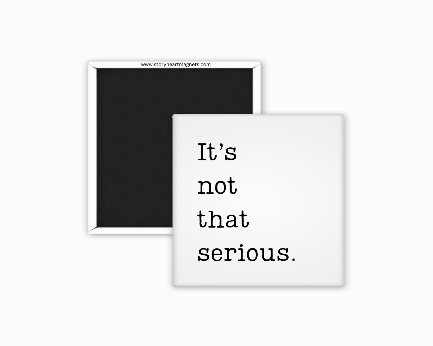 Inspirational Quotes: Typewriter Style, Customizable Square Magnet