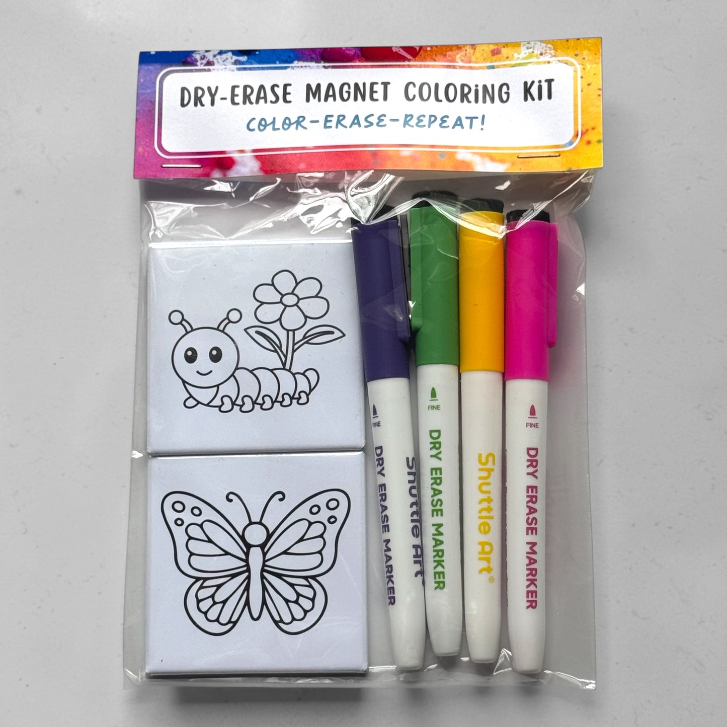 Dry Erase Coloring Magnets: Build Your Own Set