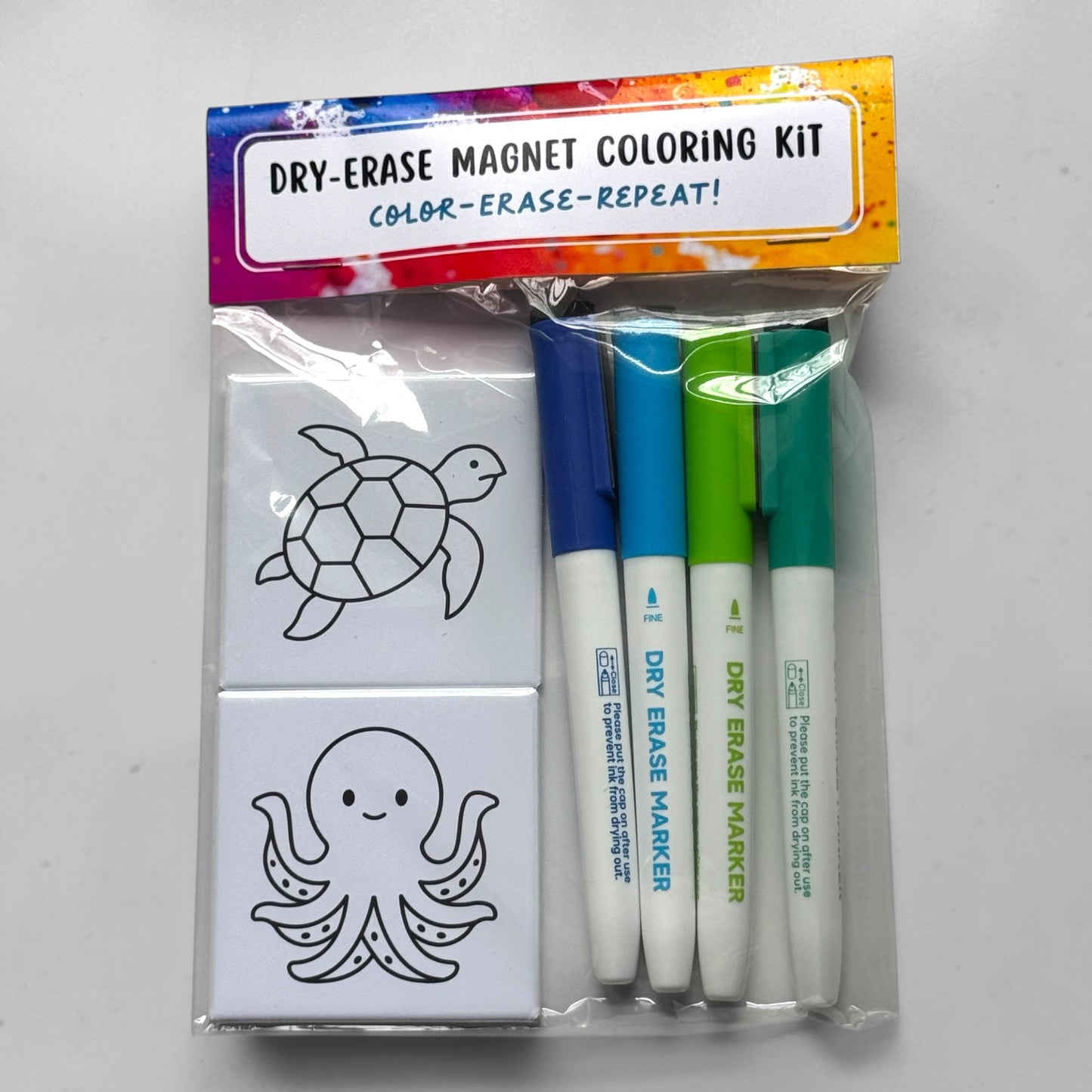 Dry Erase Coloring Magnets: Build Your Own Set