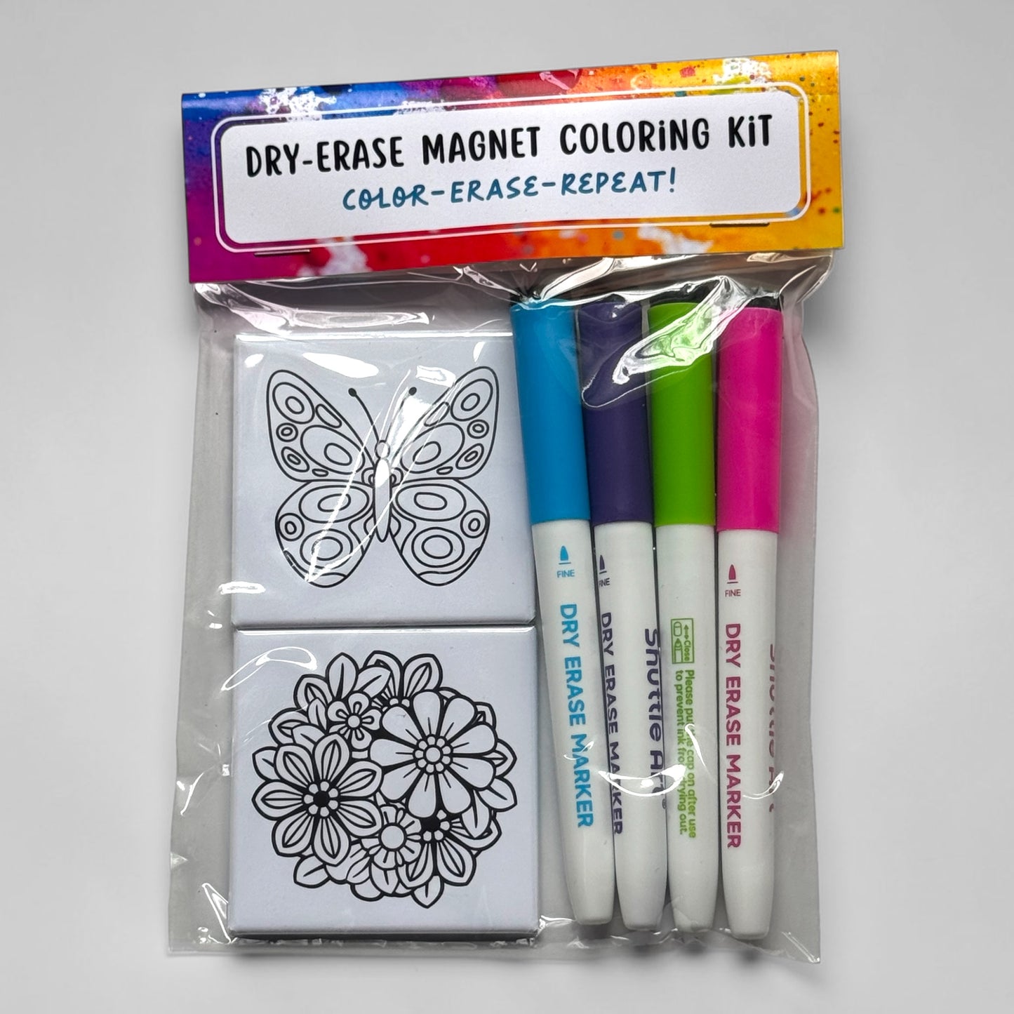 Dry Erase Coloring Magnets: Build Your Own Set