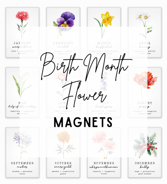 Birth Month Flowers Collection