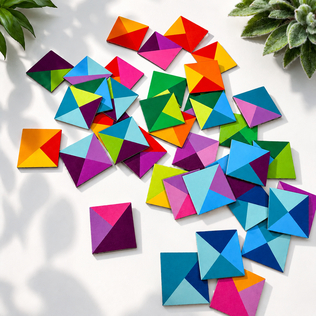Magnetic Mosaic Tiles