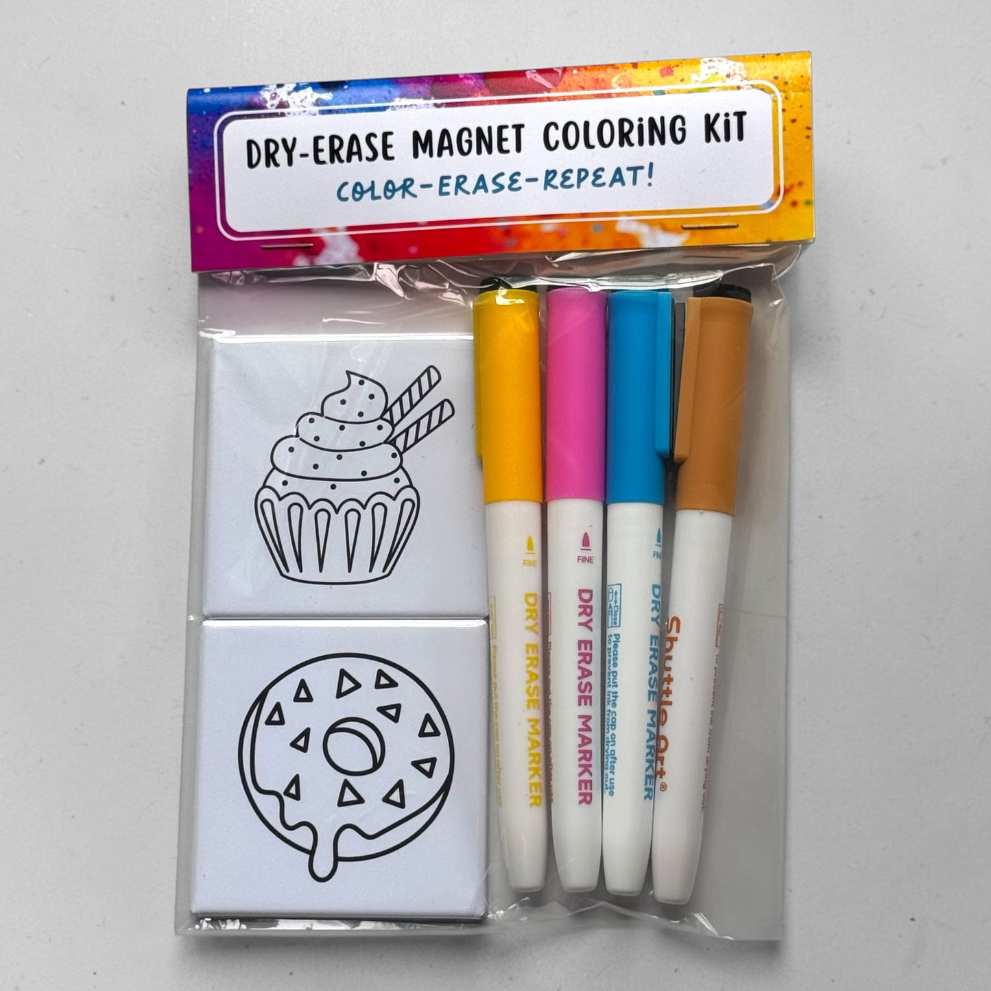 Dry Erase Coloring Magnets: Build Your Own Set